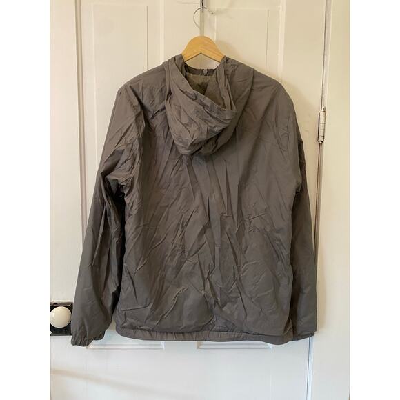 Volcom gray windbreaker jersey lined mens medium 600mm water resistant jacket - Picture 2 of 6